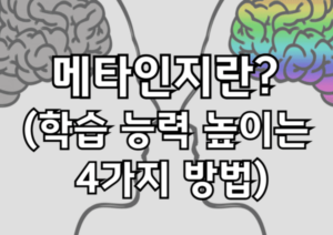 메타인지란? (학습 능력, 메타인지 높이는 4가지 방법)